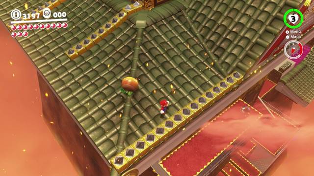 Super Mario Odyssey - Reino de Bowser - Energiluna 9 - Saliente del Picarito