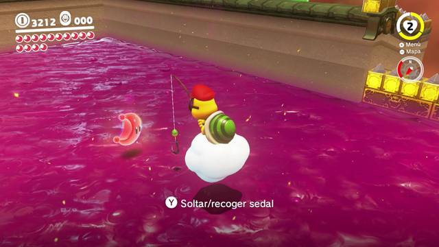 Super Mario Odyssey - Reino de Bowser - Energiluna 27 - Pez