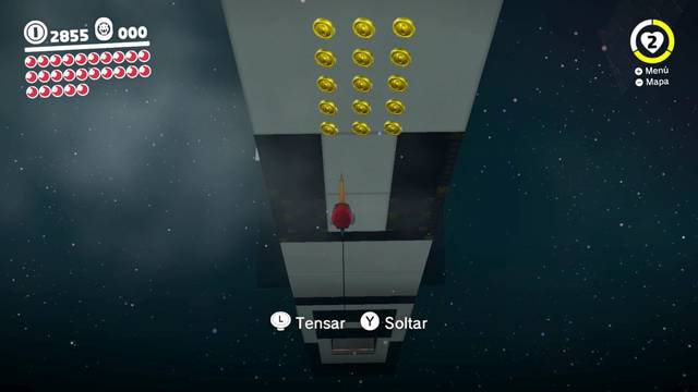 Super Mario Odyssey - Reino de Bowser - Energilunas 34 y 33 - Sala secreta