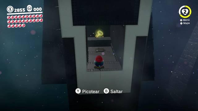 Super Mario Odyssey - Reino de Bowser - Energilunas 34 y 33 - Llave