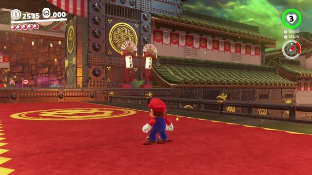 Super Mario Odyssey - Reino de Bowser - Energiluna 26 - Muralla