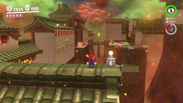 Super Mario Odyssey - Reino de Bowser - Energiluna 26 - Poste