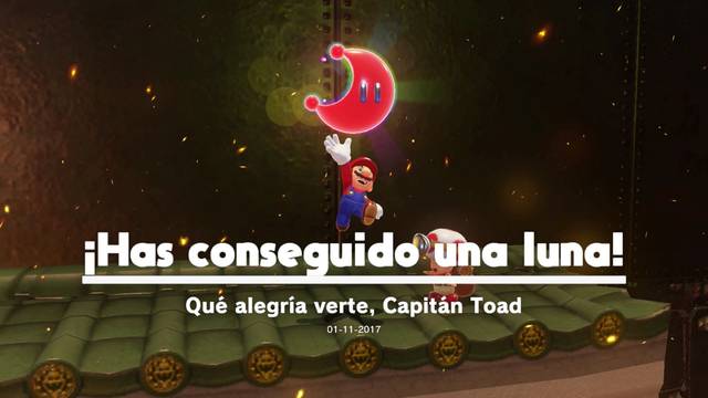 Super Mario Odyssey - Reino de Bowser - Energilunas 14 y 28 - Energiluna 28