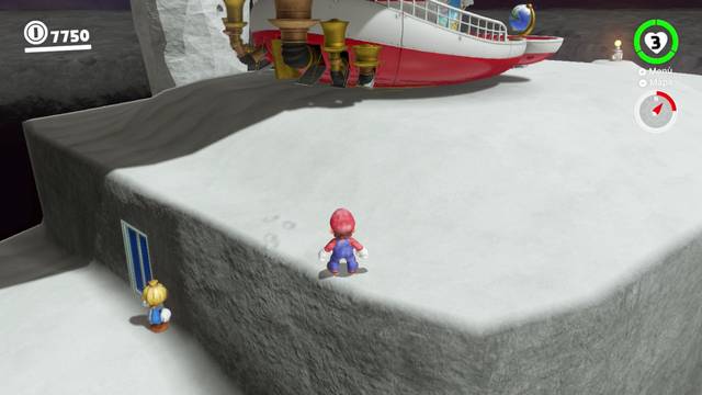 Super Mario Odyssey - Cara oculta de la luna - Energilunas 3 y 4 - Entrada a la prueba