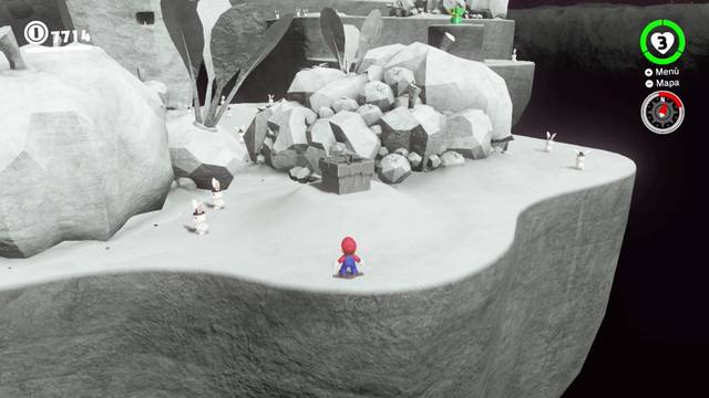 Super Mario Odyssey - Cara oculta de la luna - Energilunas 13 y 14 - Pozo