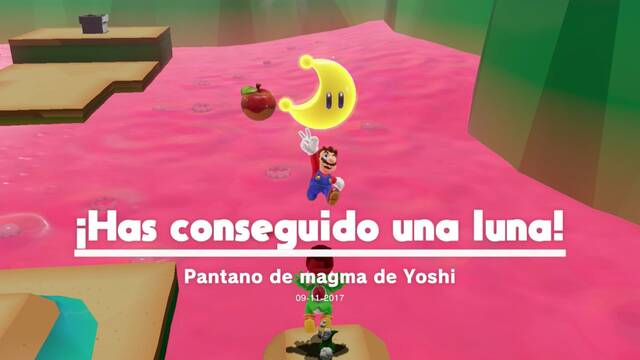 Super Mario Odyssey - Cara oculta de la luna - Energilunas 13 y 14 - Energiluna 13