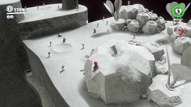 Super Mario Odyssey - Cara oculta de la luna - Energilunas 11 y 12 - Pozo