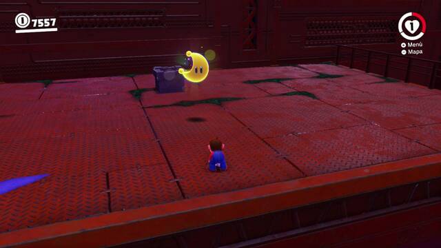 Super Mario Odyssey - Cara oculta de la luna - Energilunas 6 y 5 - Energiluna 5