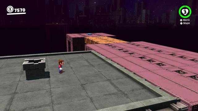 Super Mario Odyssey - Cara oculta de la luna - Energilunas 8 y 7 - Prueba