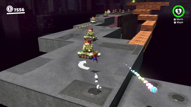 Super Mario Odyssey - Cara oculta de la luna - Energilunas 8 y 7 - Camino secundario