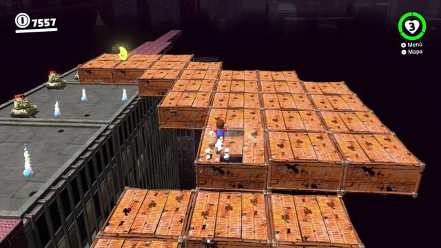 Super Mario Odyssey - Cara oculta de la luna - Energilunas 8 y 7 - Energiluna 8