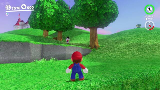 Super Mario Odyssey - Reino Champin - Energiluna 42 - Toad con sombrero con ojos