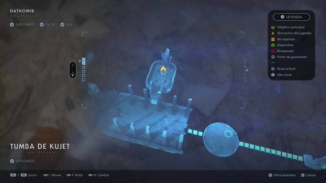 Star Wars Jedi: Fallen Order - Ecos en Dathomir - Sitio funerario