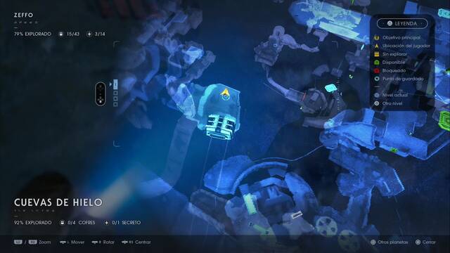 Star Wars Jedi: Fallen Order - Ecos en Zeffo - Excavaciones en la cueva de hielo