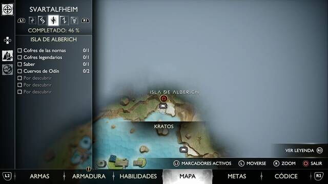 Cofre de las nornas #6 en Isla de Alberich