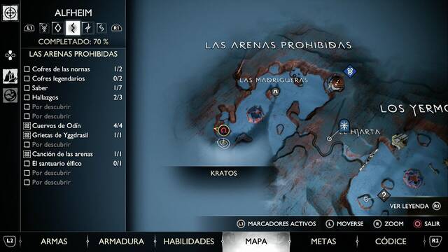 Cofre de las nornas #6 en Las arenas prohibidas