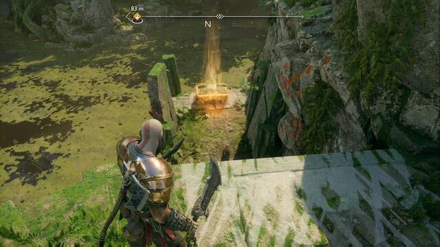 Cofre legendario #6 en Ruinas del acantilado