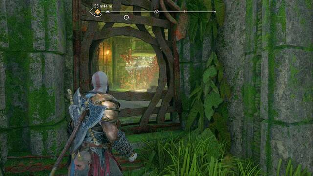 Cofre legendario #7 en Jardn de Natn - Zarzas a travs de la ventana