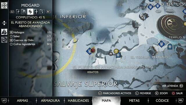 Cofre legendario #6 en El puesto de avanzada abandonado