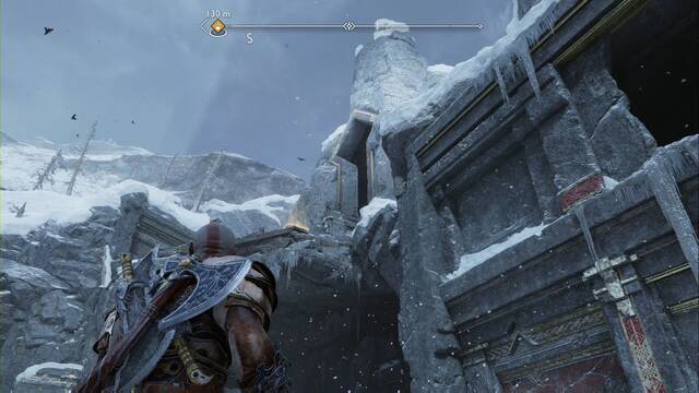 Cofre legendario #6 en El puesto de avanzada abandonado - Cofre legendario #6 en lo alto de una cornisa