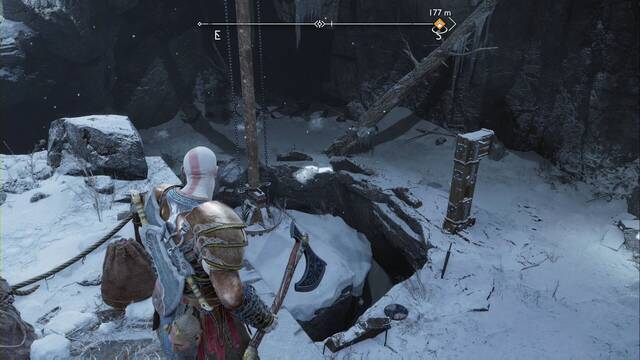 Cofre legendario #6 en El puesto de avanzada abandonado - Cadena para bajar la gra