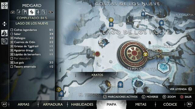 Cofre legendario #7 en Lago de los Nueve