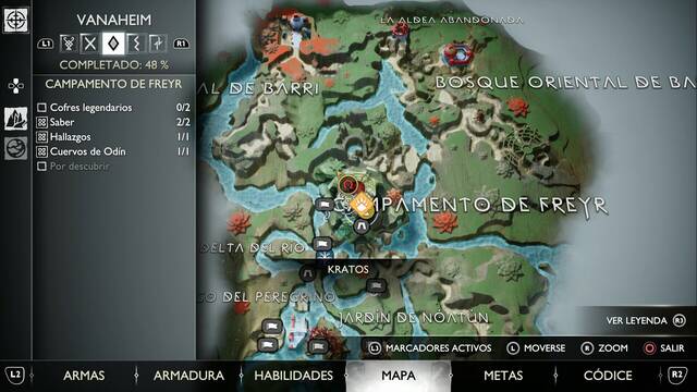 Cofre legendario #8 en Campamento de Freyr