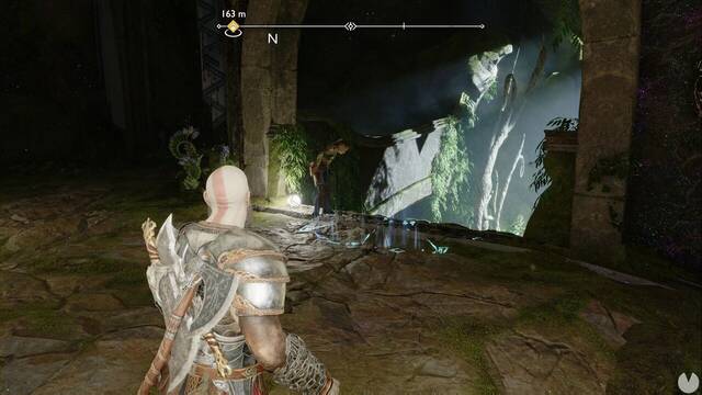 Cofre legendario #2 en el Templo de la luz - Saliente por el que bajar