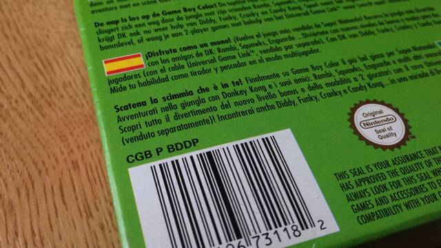 Nintendo y sus SKUs - Game Boy Color, CGB -Color Game Boy-