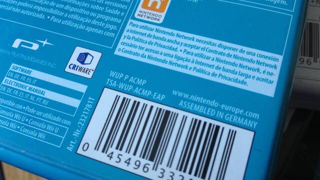 Nintendo y sus SKUs - Wii U -WUP-