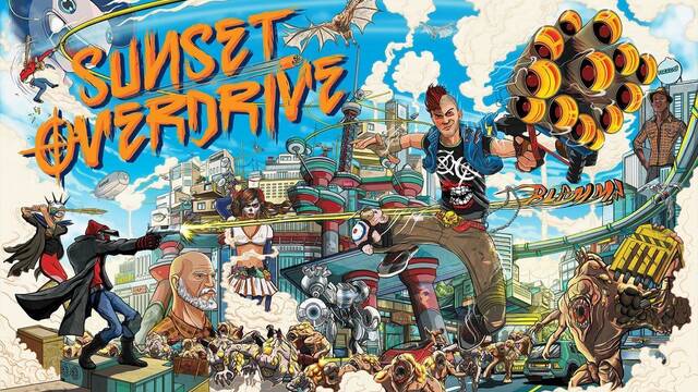 Sunset Overdrive ilustraciones -