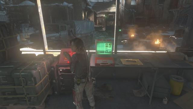 Rise of the Tomb Raider - Instalacin sovitica 9 - Porttil rojo 1