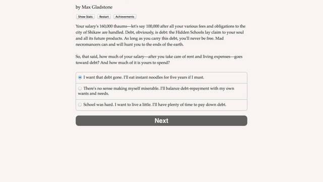 Choice of Games - Choice of the Deathless