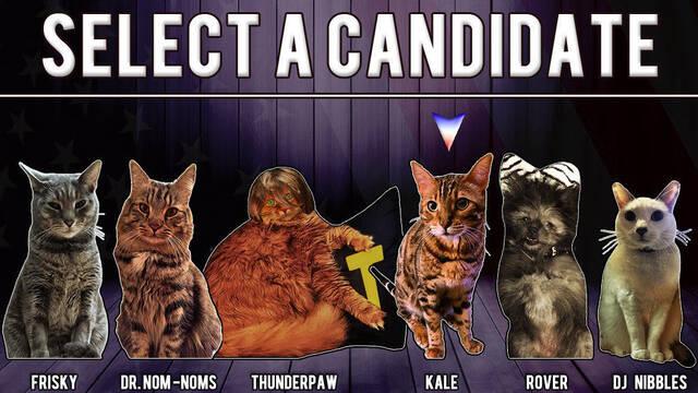 Otros juegos con contenido político raro - Cat President