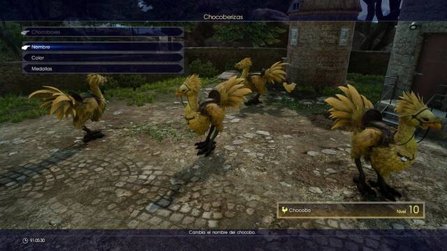 Final Fantasy XV Chocobos - Medallas