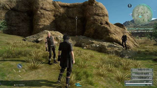 Final Fantasy XV Mapa incompleto A -