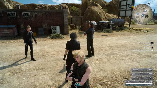 Final Fantasy XV Mapa incompleto B -