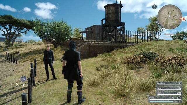 Final Fantasy XV Mapa incompleto C -