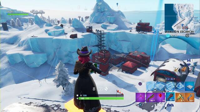 Fortnite Battle Royale - Localizaciones del Glaciar (Temporada 7) - Elevaci¢n Escarchada