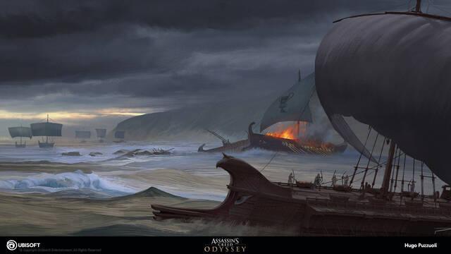 Assassin's Creed Odyssey - Las mejores ilustraciones de 2018 -