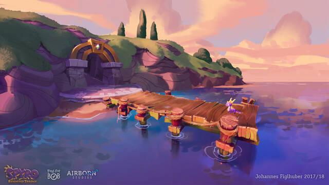 Spyro Reignited Trilogy - Las mejores ilustraciones de 2018 -