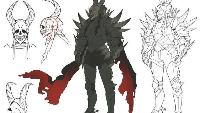 Fire Emblem Three Houses - Ilustraciones - feth death knight concept