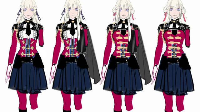 Fire Emblem Three Houses - Ilustraciones - feth edelgard clothing concept