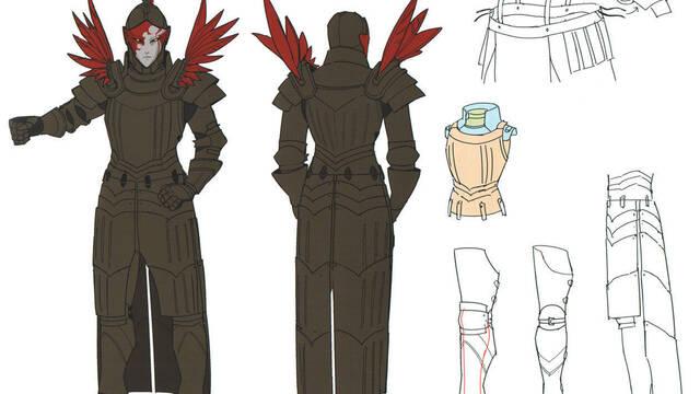 Fire Emblem Three Houses - Ilustraciones - feth flame emperor armor concept