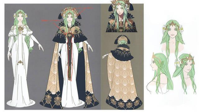 Fire Emblem Three Houses - Ilustraciones - feth rhea concept