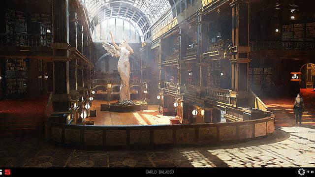 Gears 5 - Ilustraciones - carlo balassu library main v02