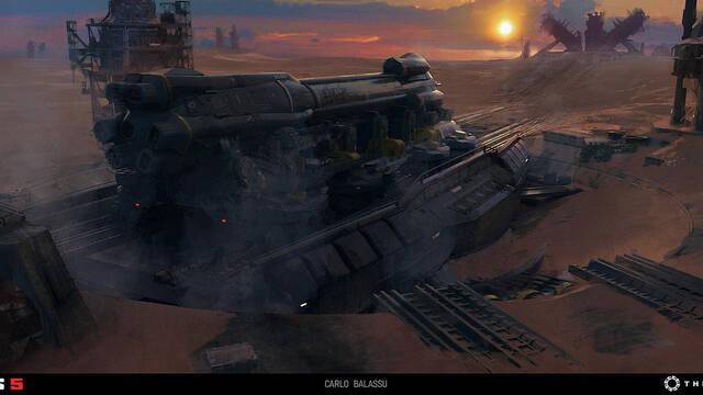 Gears 5 - Ilustraciones - carlo balassu turntable06 2020as