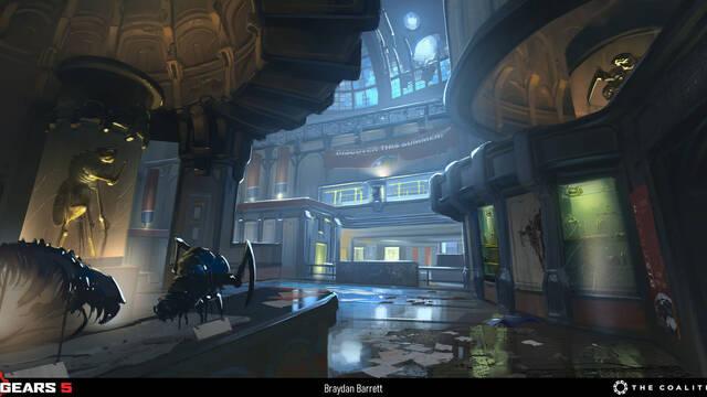 Gears 5 - Ilustraciones - braydan barrett mp museum v1 alignment concept