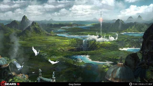 Gears 5 - Ilustraciones - greg danton gears 17