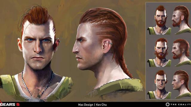 Gears 5 - Ilustraciones - kev chu 08